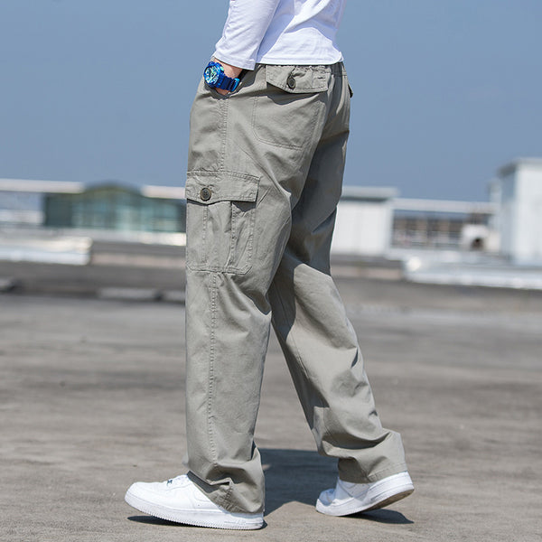 Pantalones Rectos Holgados para Hombre - Colección Primavera