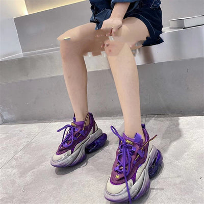 Zapatillas Deportivas Casual para Mujer con Suela Gruesa de Gel - Image 3