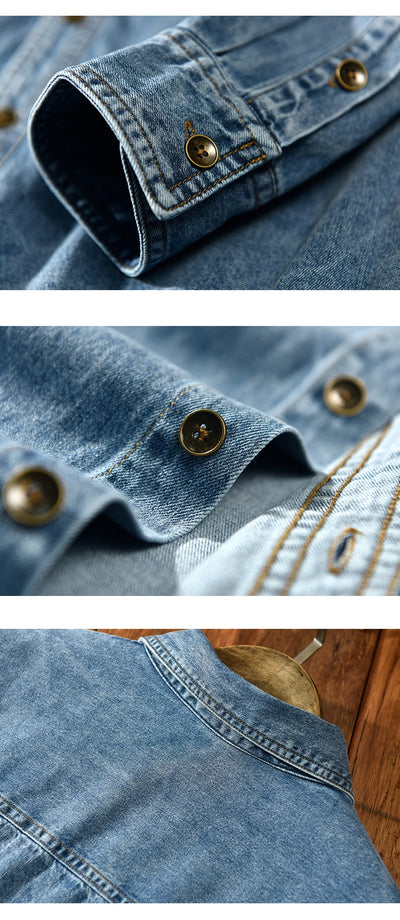 Chamarra Tipo Camisa Oversize Lavado Pesado para Hombre - Image 13