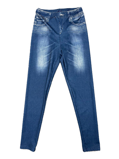 Leggings de Estilo Denim con Estampado Digital para Mujer - Image 14