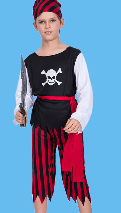 Disfraz de Pirata Calavera para Niño - Cosplay Halloween - Image 7