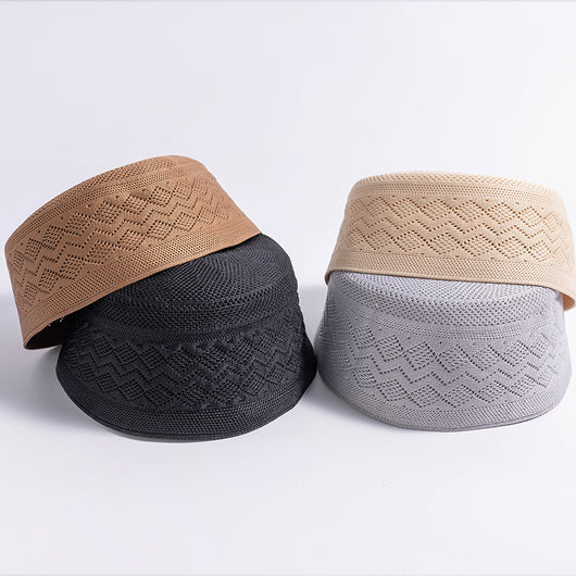 Gorro Islámico Ceremonial Transpirable de Tela Plana - Image 21