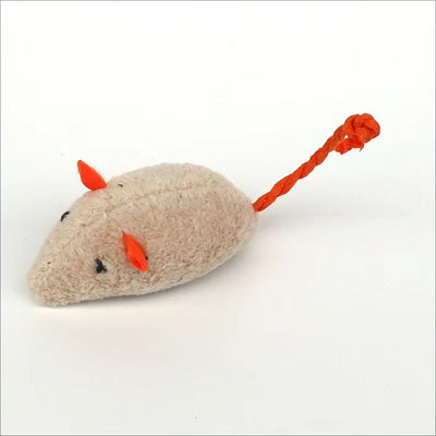 Seven colorful plush mouse cat toys with different colored bodies, ears, and tails, arranged in a circle. - Image 6