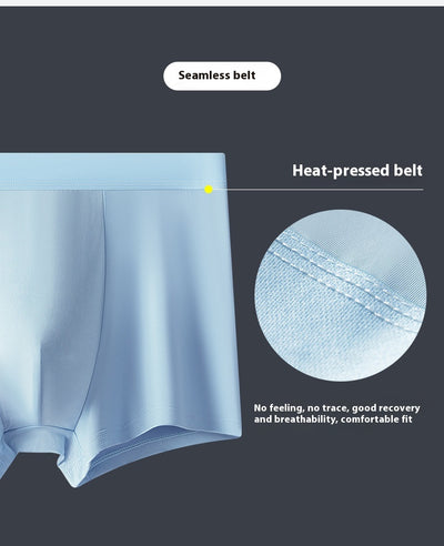 Ropa Interior de Seda de Hielo para Hombre Talla Grande Verano Sin Marcas - Image 30