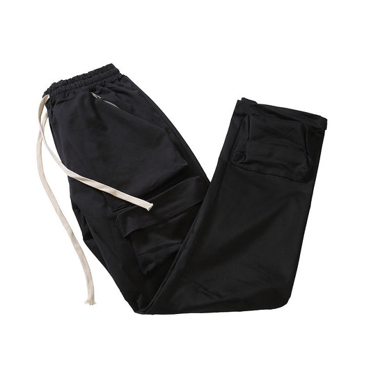 Pantalones Cargo con Cordón en Tobillo y Bolsillos Laterales - Image 2