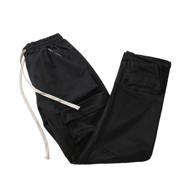 Pantalones Cargo con Cordón en Tobillo y Bolsillos Laterales - Image 2