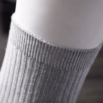 Calcetines Tubo Gruesos de Algodón Puro para Hombre - Comodidad Clásica - Image 13