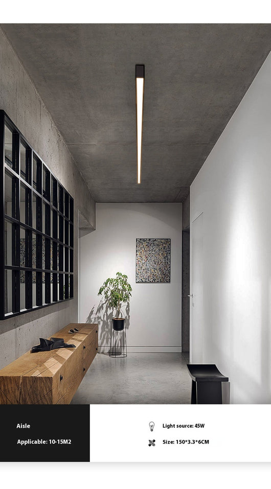 Lámpara de Techo Lineal Minimalista para Sala de Estar - Image 16