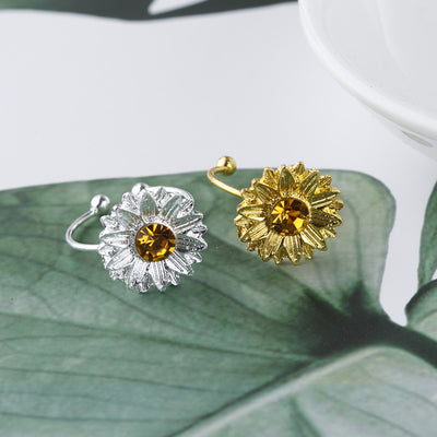 Anillo Ajustable Flor Margarita Estilo Coreano para Mujer - Joya Elegante para Bodas y Compromisos