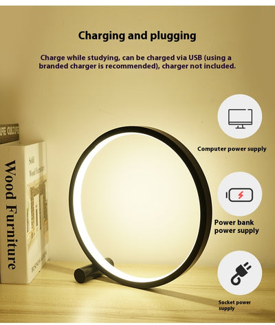 Lámpara Nocturna USB Minimalista para Dormitorio con Diseño Creativo - Image 13