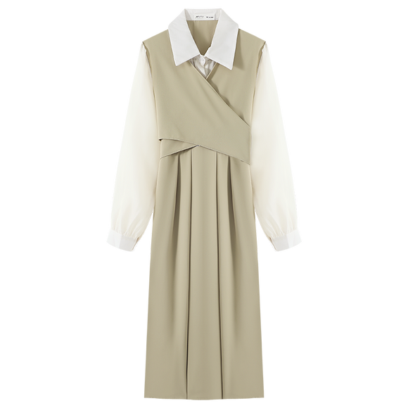 Falda Midi de Diseño Elegante con Detalle de Cobertura
