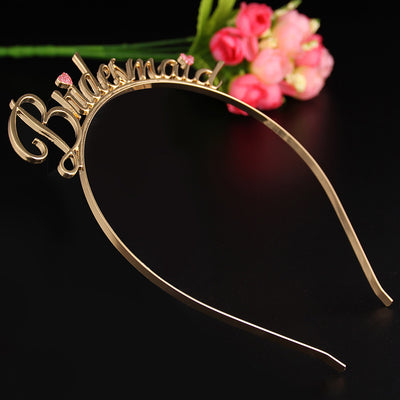 Corona de Novia Elegante para Dama de Honor y Accesorios de Boda - Image 3