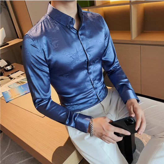 Camisa Manga Larga para Hombre Primavera - Tela Suave Premium - Image 6