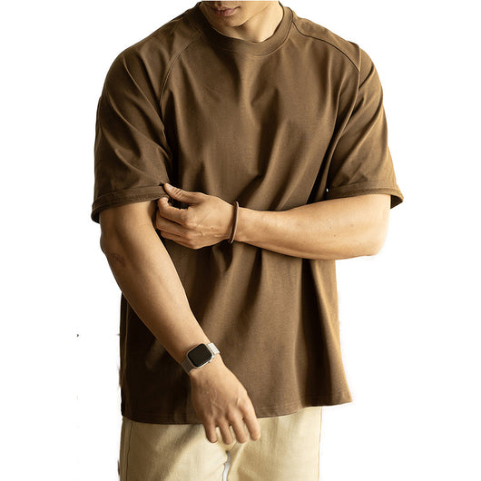 Camiseta Raglan Suelta con Protección Solar y Tecnología Antibacterial para Hombre - Image 5