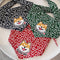Pañoleta Triangular para Mascotas con Encaje Floral Tang