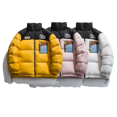 Chaqueta Acolchada Suelta para Pareja - Estilo Urbano Versátil - Image 15