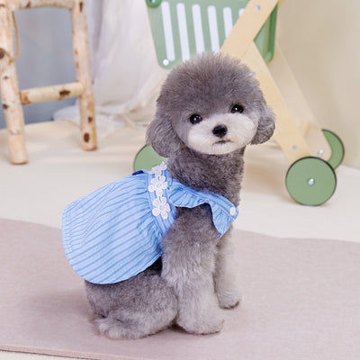 Vestido Princesa para Mascotas con Rayas Verticales - Image 5