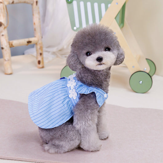 Vestido Princesa para Mascotas con Rayas Verticales - Image 5