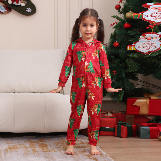 Conjunto Navideño Familiar de Pantalones Largos para Niños y Niñas - Image 10