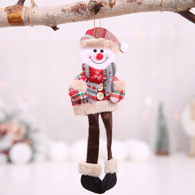 Adorno Navideño Muñeca Tela Cuadros - Colgante Decorativo - Image 20