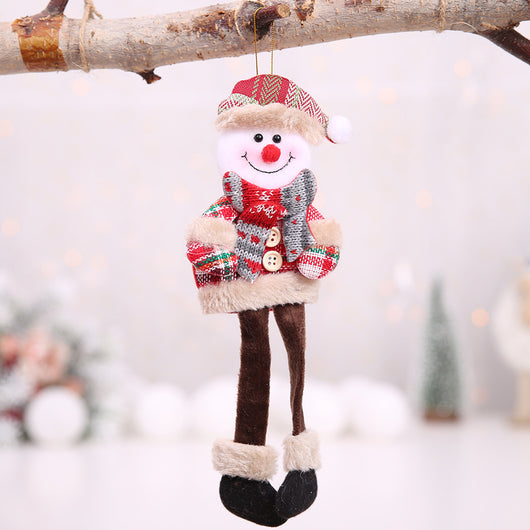 Adorno Navideño Muñeca Tela Cuadros - Colgante Decorativo - Image 20