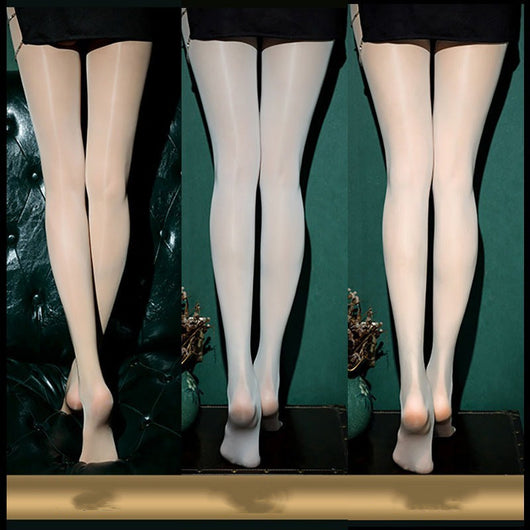 Medias Brillantes Ultrafinas con Bragueta Dorada - Estilo Elegante y Sensual - Image 32