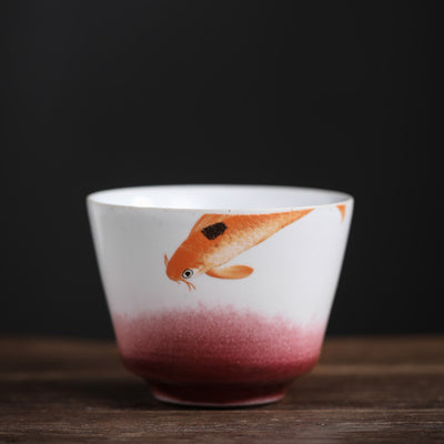 Juego de Tazas de Té de Cerámica Artesanal Estilo Japonés - Image 5