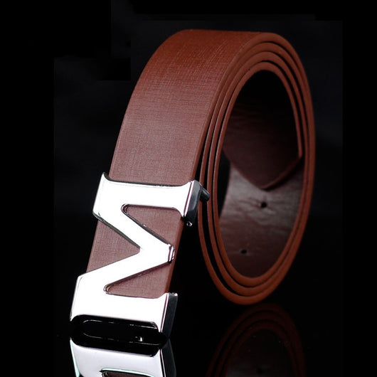 Cinturón Casual para Hombre con Hebilla M Blanco Puro - Estilo Juvenil - Image 11