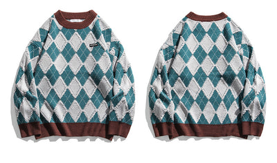 Suéter de Punto Británico para Mujer - Tendencia de Pareja - Image 23