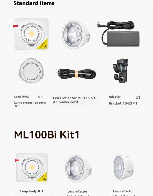Luz de Relleno Profesional ML100Bi Alta Potencia King - Image 13
