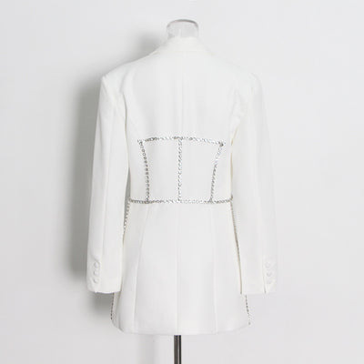 Vestido Sastre Corto Doble Botonadura - Diseño Elegante y Versátil - Image 3