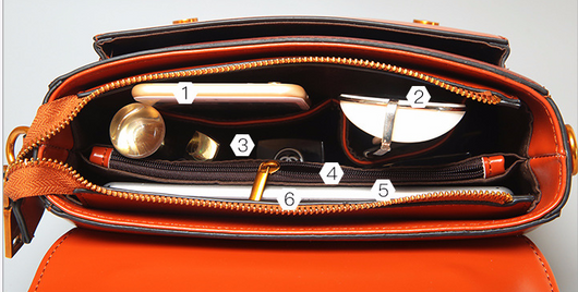 Bolso Mensajero de Cuero Genuino - Estilo Versátil para Mujer - Image 10