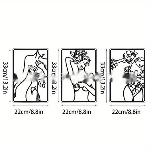 Decoración de Pared de Metal - Siluetas Artísticas para Sala y Dormitorio - Image 10