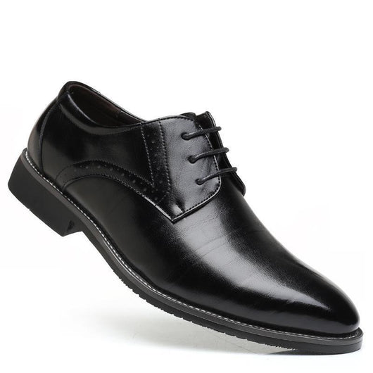 Zapatos de Cuero Británicos Talla Grande para Hombre - Image 5