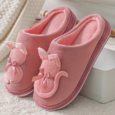 Pantuflas de Pareja Cómodas de Algodón Suave Antideslizantes - Image 7