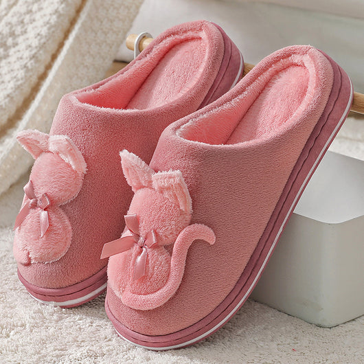 Pantuflas de Pareja Cómodas de Algodón Suave Antideslizantes - Image 7