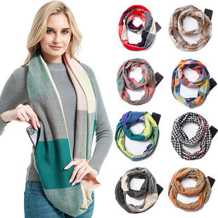 Chal Triangular Escocés para Otoño e Invierno - Amplio y Versátil - Image 80
