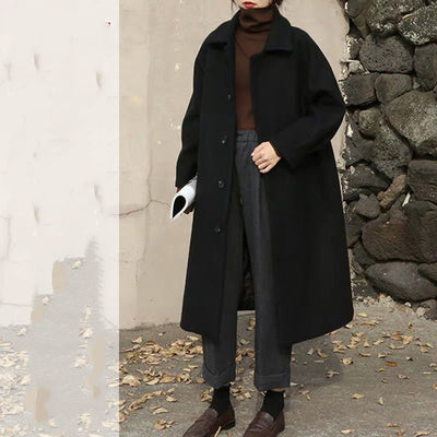 Abrigo de Lana Midi para Mujer - Otoño e Invierno - Image 9