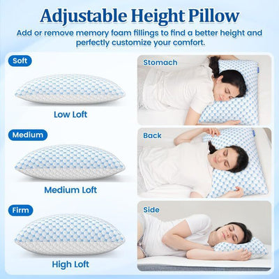 Almohada de Espuma Viscoelástica con Memoria Rebound - Image 3