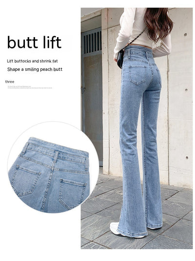 Jeans Skinny Cintura Alta Elásticos con Abertura Lateral - Image 11