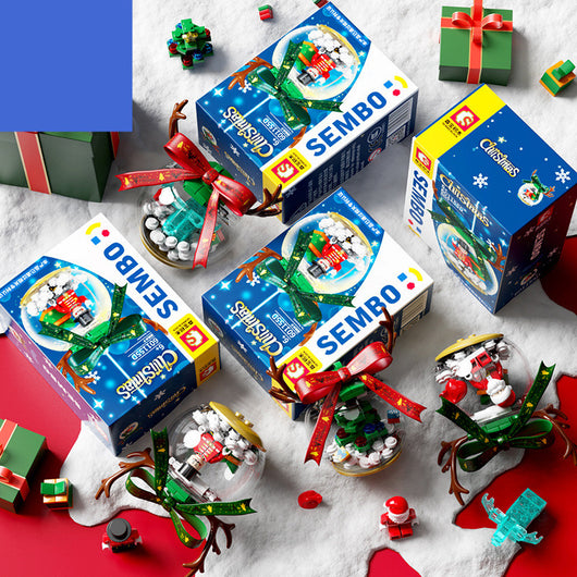 Juego de Construcción Santa Claus con Bola de Astas Cuatro en Uno
