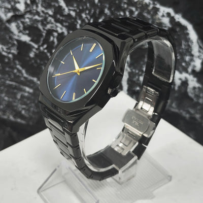 Reloj de Hombre Acero Inoxidable Cuarzo Esfera Grande con Pantalla Luminosa Nocturna - Image 4