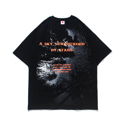 Camiseta Estampada Cielo Estrellado para Hombre - Image 11