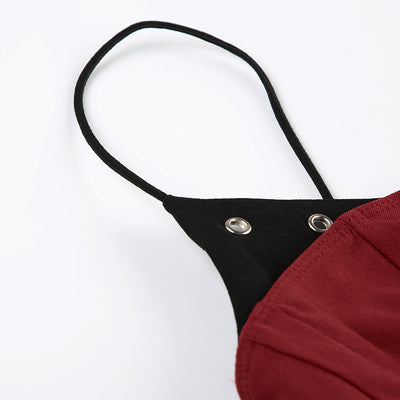 Camiseta Ajustada Bicolor con Encaje y Control de Cintura - Image 19