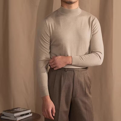 Suéter Cuello Alto Slim Fit Diario - Prenda Base Térmica Versátil - Image 6