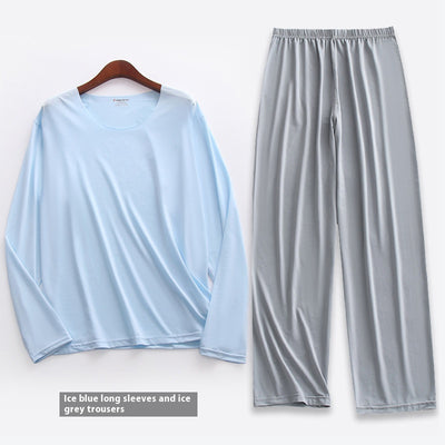 Pijama Hombre Manga Larga Corta Verano - Conjunto Ultradelgado Transpirable - Image 11
