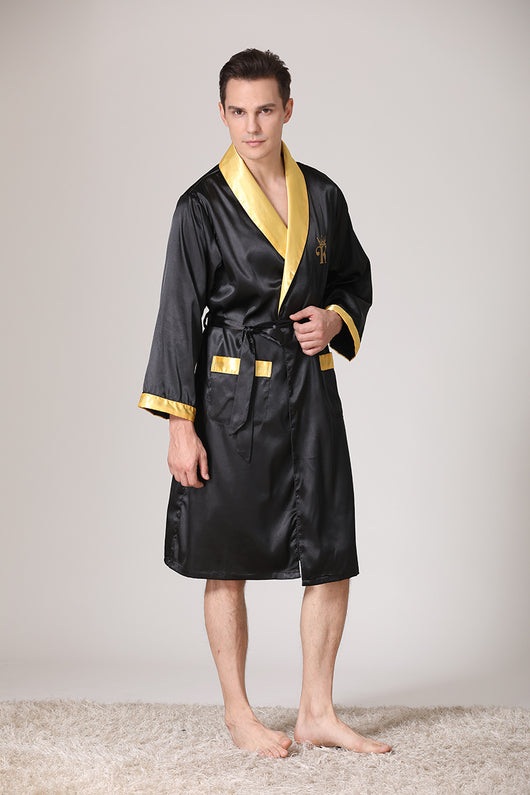 Bata de Seda para Hombre - Cómoda y Elegante para Verano - Image 26