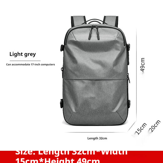 Mochila de Viaje Minimalista de Gran Capacidad Multifuncional para Hombre - Image 16