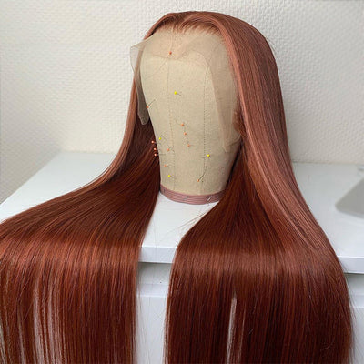 Peluca de Encaje Castaño Prearmada con Cabello de Bebé - Image 7