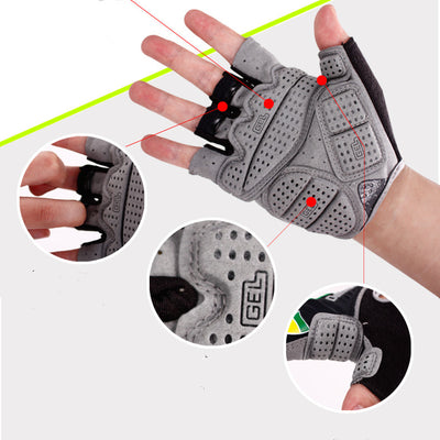 Guantes de Verano Mitad Dedo para Ciclismo y Motociclismo - Image 8